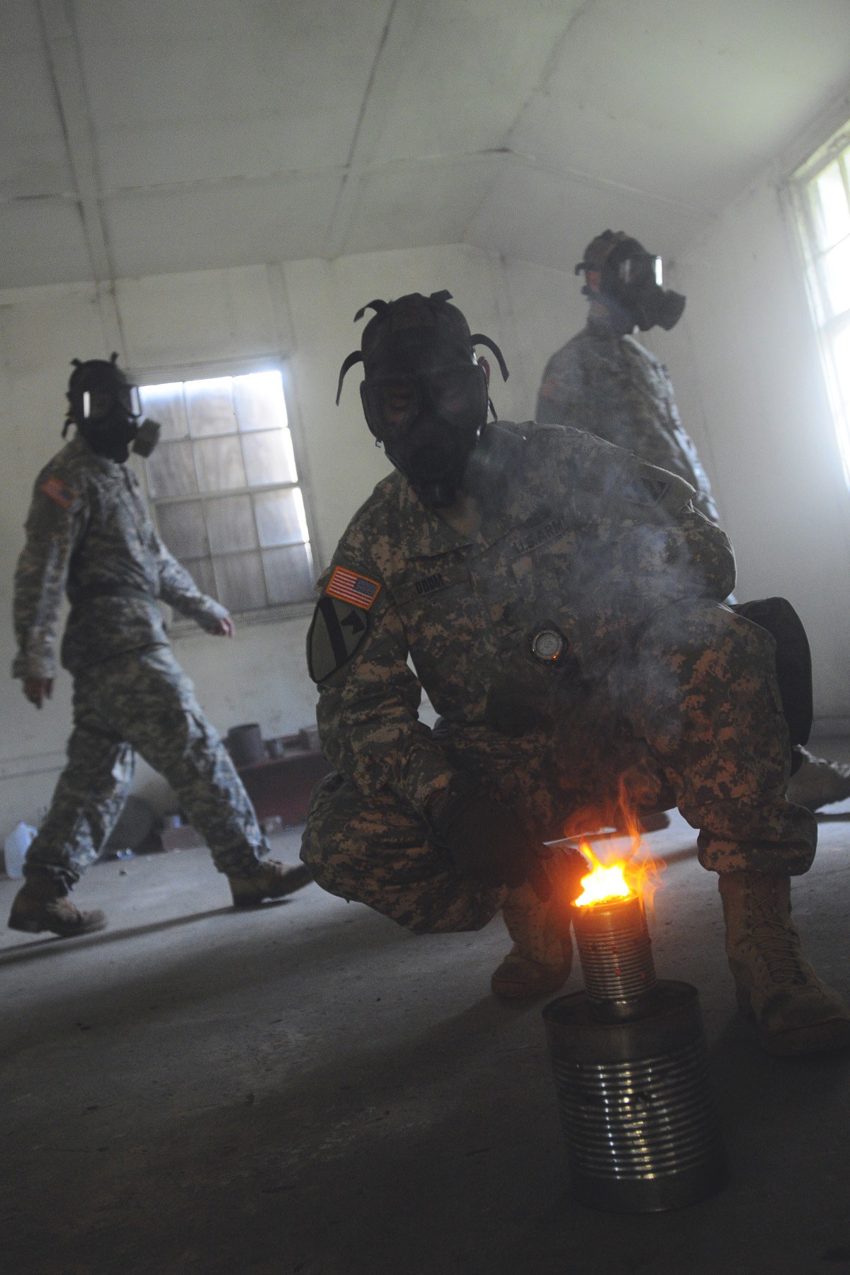 HHC Raiders Undergo CS Chamber Training Article The United States Army