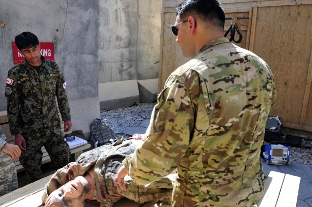 Afghan Flight Medics Train For Air Treatment Article The United