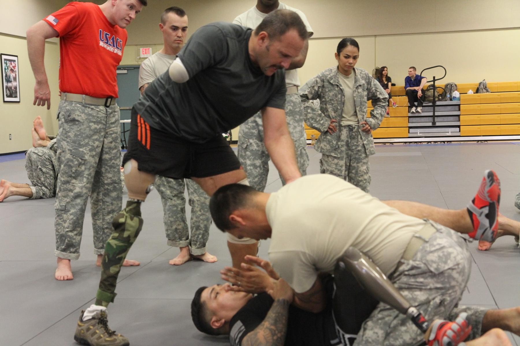 Wounded Warriors Maintain Fighting Spirit On The Mat Article The