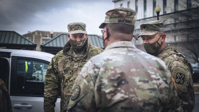 Michigan National Guard Stands Up And Stands Out During Capitol