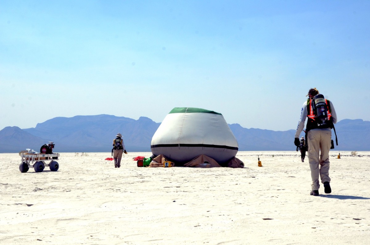 White Sands Missile Range Preps For The Landing And Recovery Of The CST