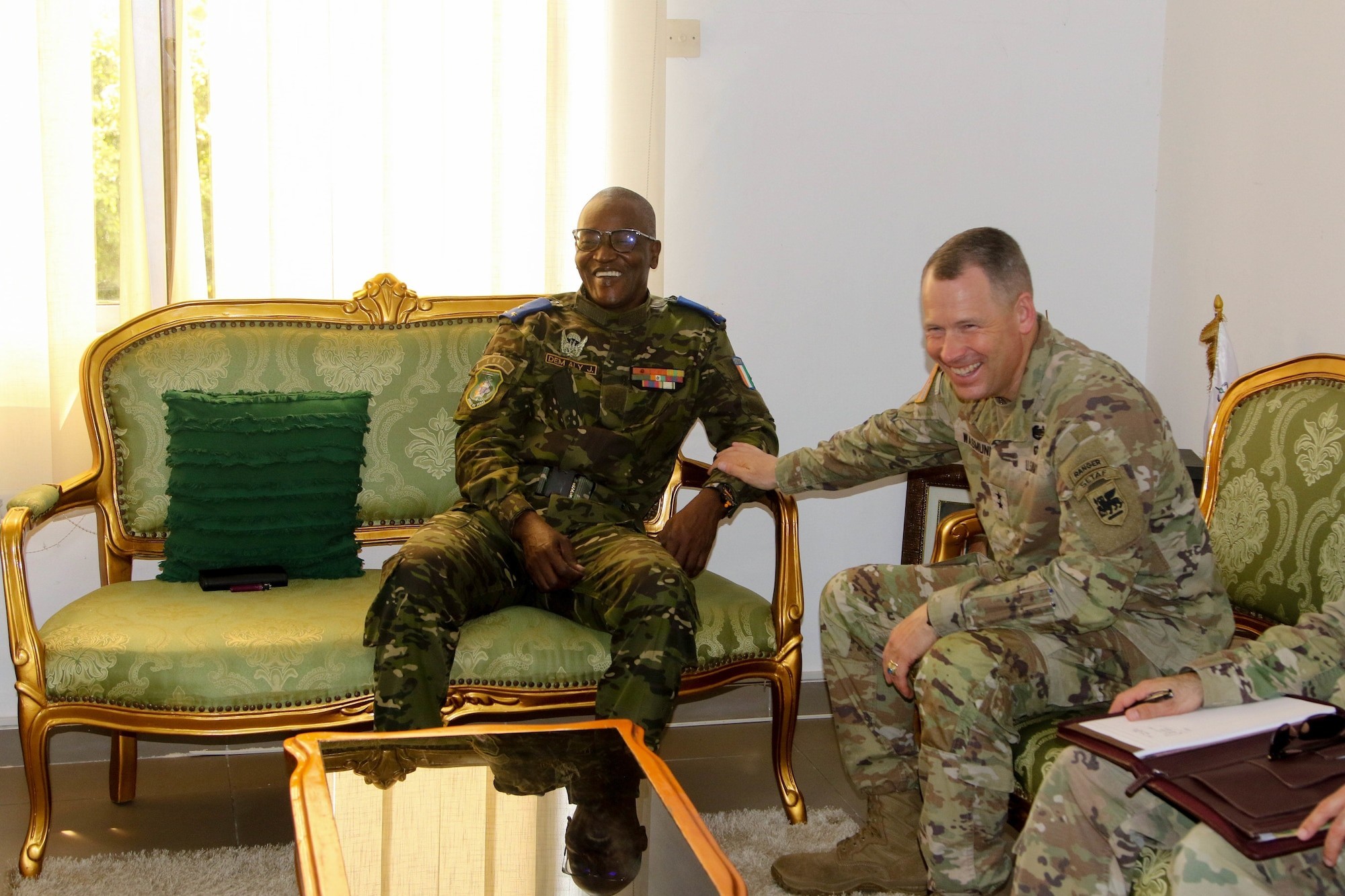 Setaf Af Command Team Visits West African Nations Article The