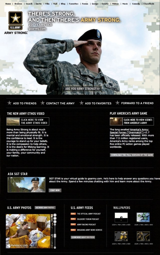 Army uses technology to reach potential recruits