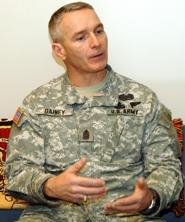 Command Sgt. Maj. William J. Gainey quote