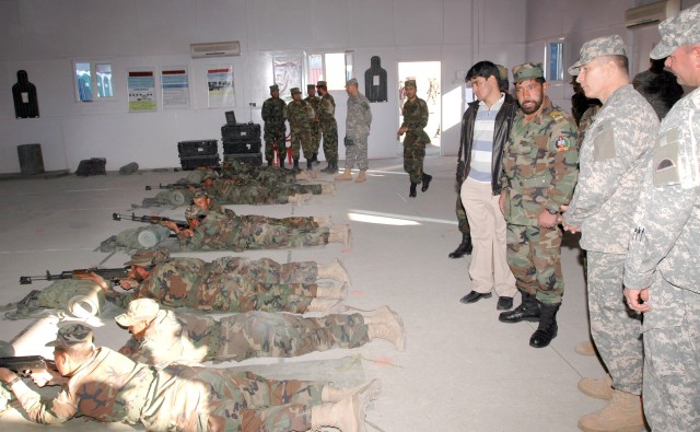 Soldiers work with Afghan Army to fortify, instill discipline