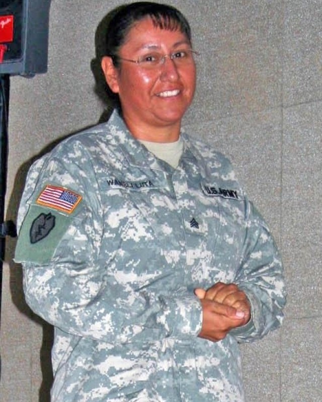 Sgt. Arvella &quot;Red Eagle&quot; Wanbli-Luta