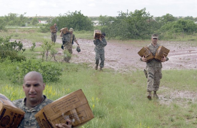 On duty in Africa