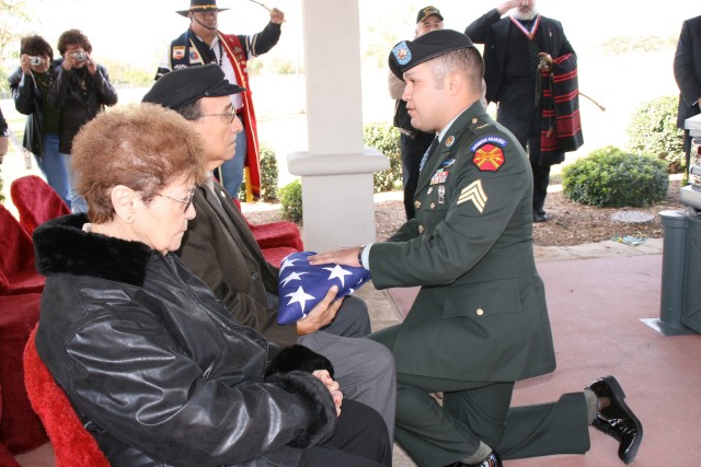 Soldier honored century later at Fort Sam
