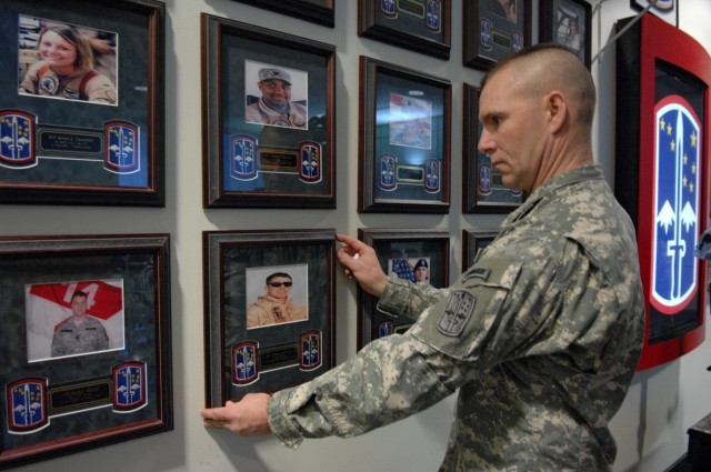 &#039;Arctic Wolves&#039; dedicate wall honoring fallen comrades