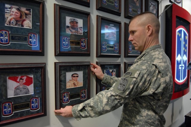 &#039;Arctic Wolves&#039; dedicate wall honoring fallen comrades