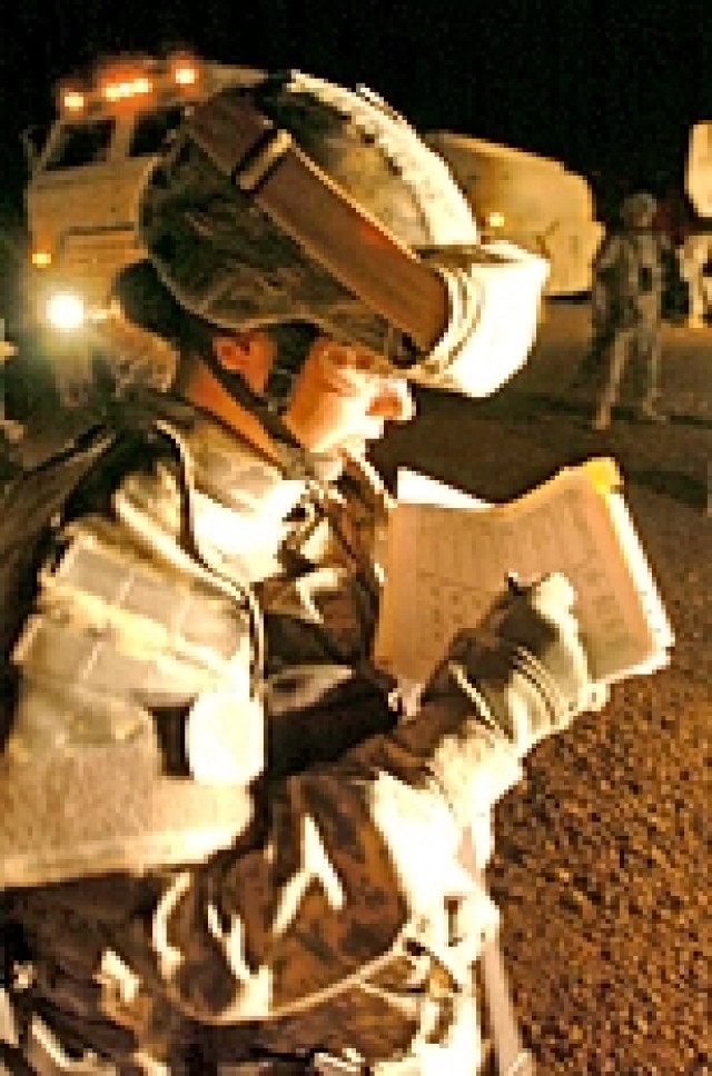 Soldiers Take Pride in Transferring Supplies