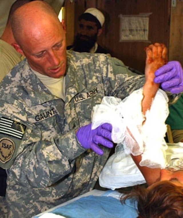 Helping a Burn Victim