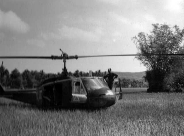 Huey in Rice Paddy