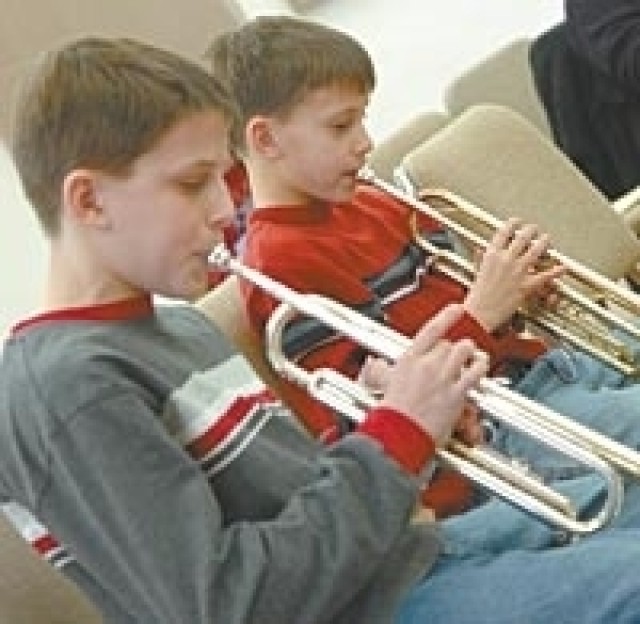 Army Band Visits Students