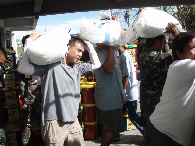 Lab Officer Assists Typhoon Relief in Philippines