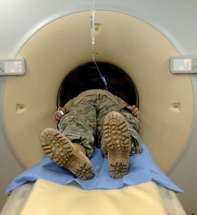 CT Scan of Soldier