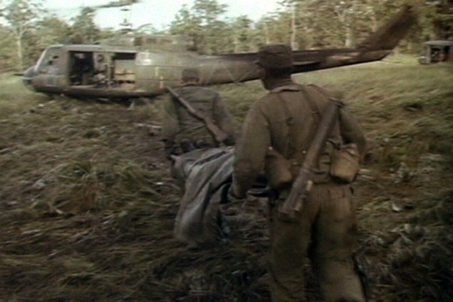 Medevac at LZ X-Ray