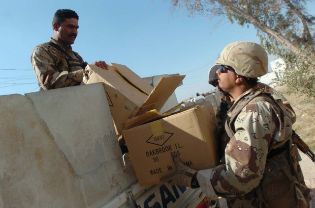 Soldier&#039;s Students Send Shoes