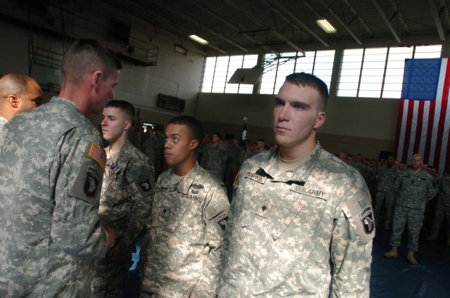 Three Soldiers in Fort Campbell Platoon Earn Silver Stars