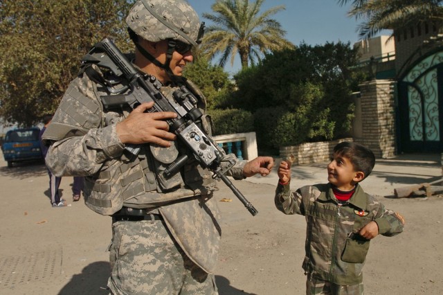 Battle Buddies: Sergeant Major, Iraqi General's Son Share Special Bond