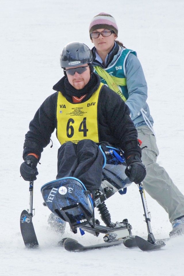 Wounded Veterans Overcome Challenges at Winter Sports Clinic