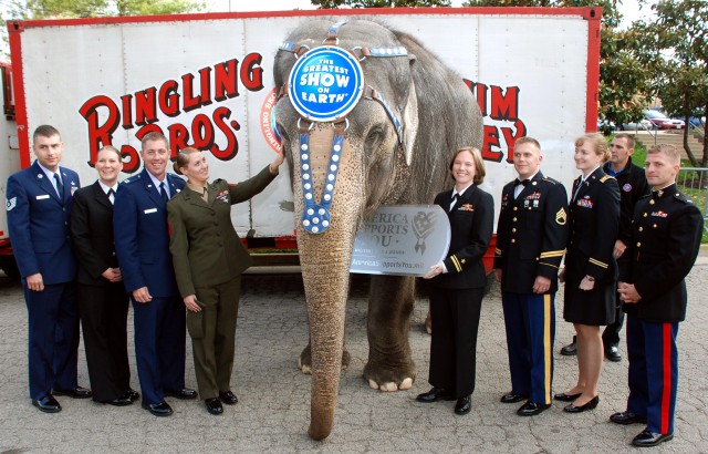 Military Families Enjoy Circus Fun