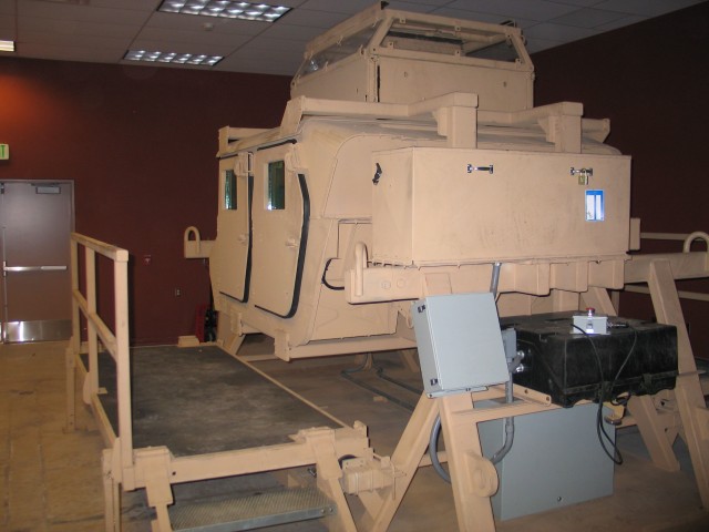 Army's First Standard Humvee Egress Trainer Prepares Soldiers for Rollovers