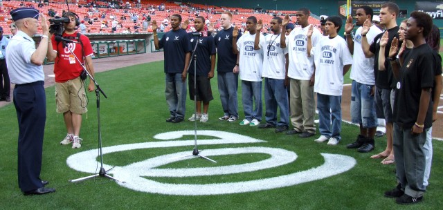 Washington Nationals Honor Military