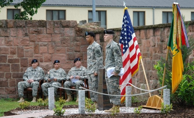 European garrisons participating in Memorial Day ceremonies