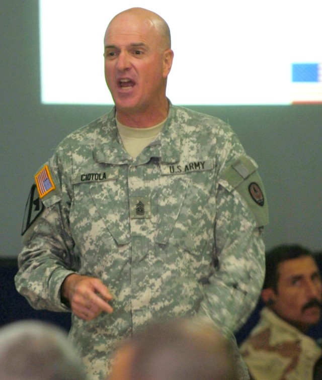 Command Sgt. Maj. Neil Ciotola quote