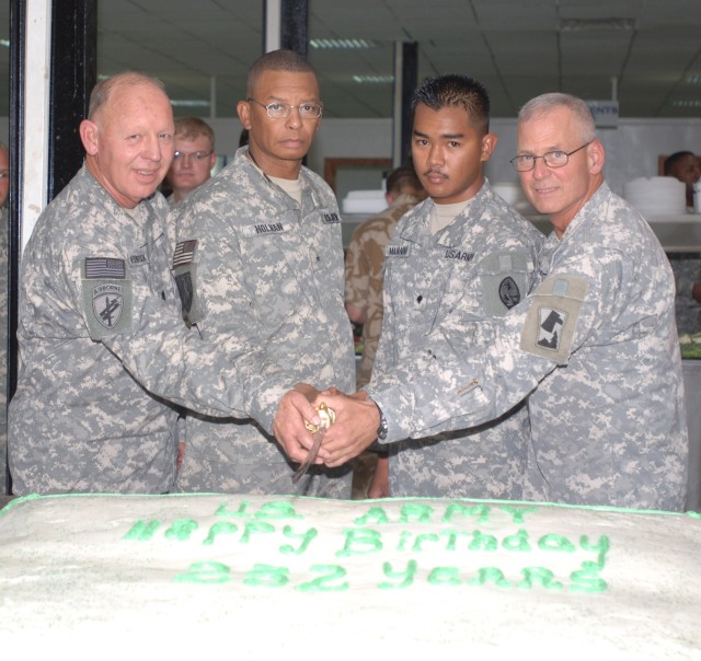 CJTF-HOA Army Birthday Cake Cutting