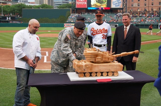 VCSA participates in Orioles&#039; Army Birthday pre-game activities