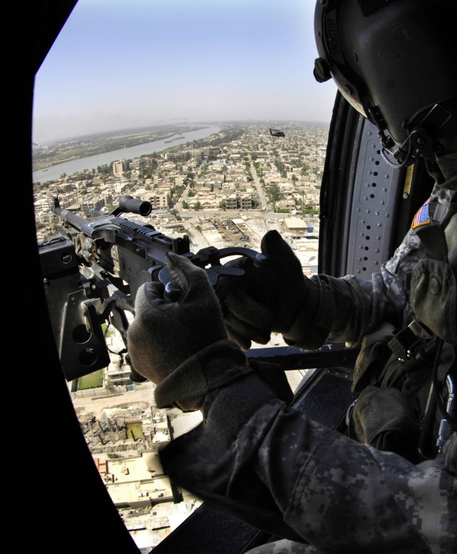 Door Gunner&#039;s View of Baghdad