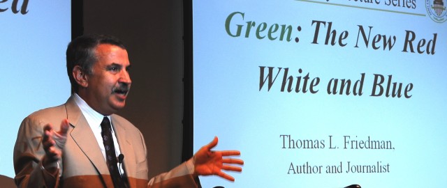 Pulitzer Prize Winner Says &#039;Green&#039; is Good for the Nation