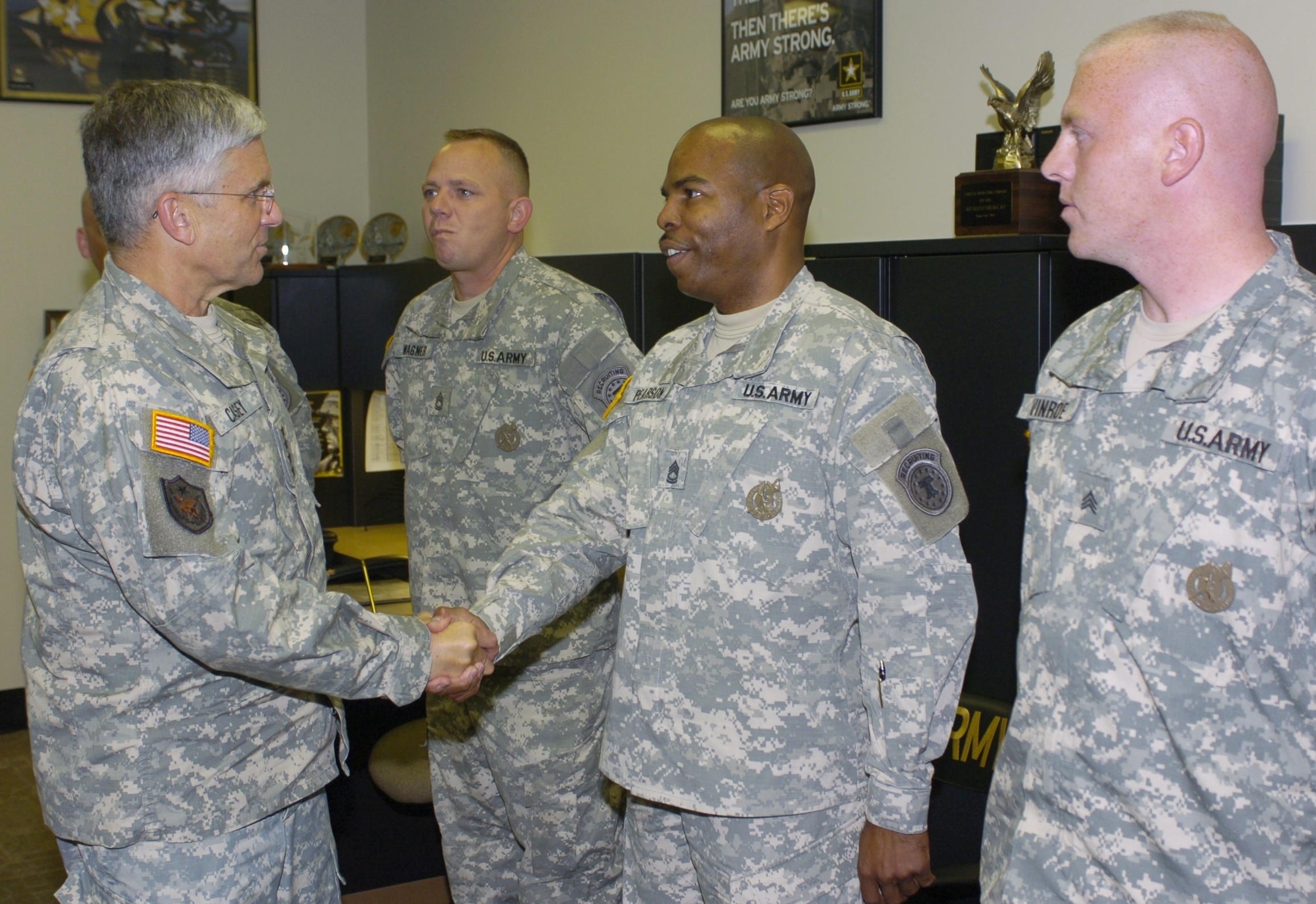 CSA Recognizes Recruiting Missions Met | Article | The United States Army