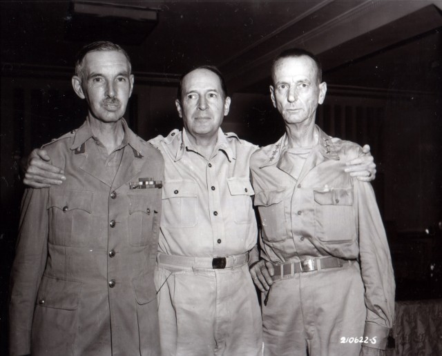 General MacArthur at his Headquarters