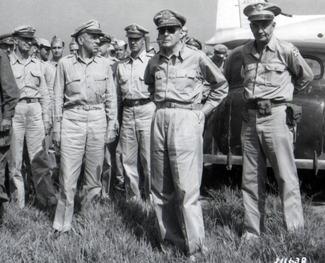 General MacArthur at Atsugi Airfield