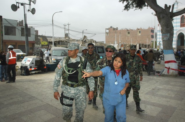 Aid in Peru a Team Effort