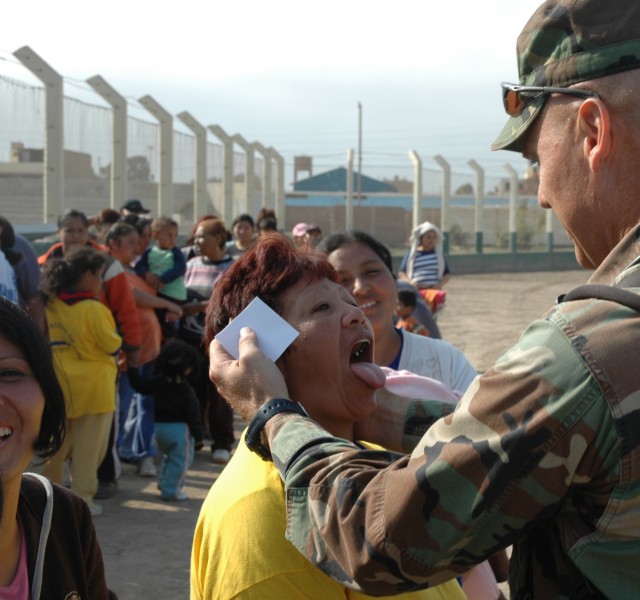 Aid in Peru a Team Effort