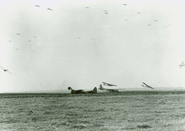Gliders on the ground