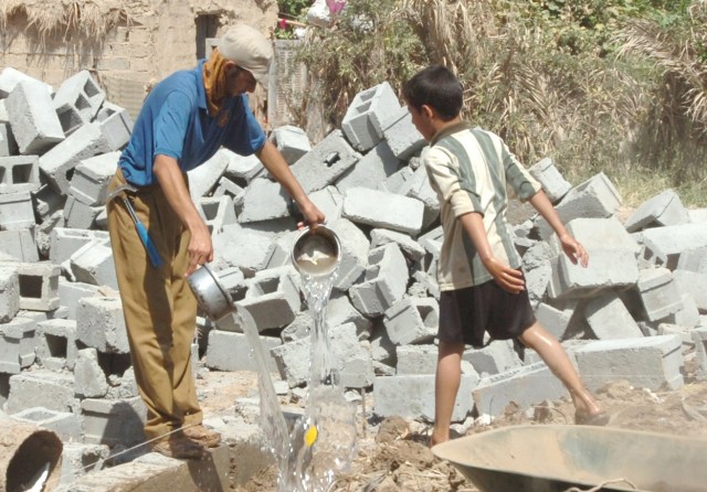 Prepping a foundation
