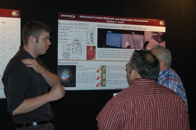 NSRDEC student hires showcase work