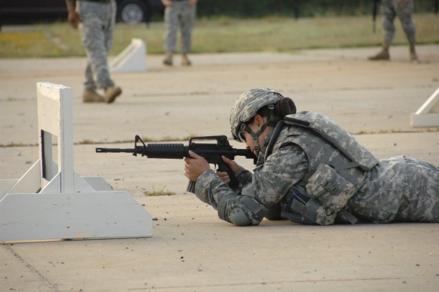 proper way to aim army rifle