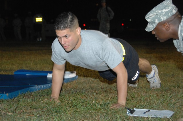 Soldier Faces Physical Test