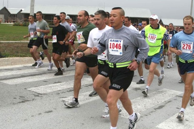 Army 10-Miler in Kosovo