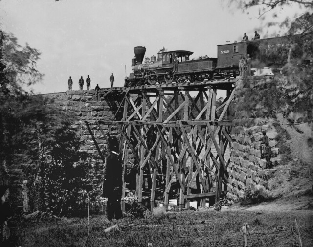 The Army Keeps Rolling Along ... By Train