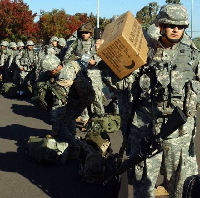 Guard Soldier Deploy to Fight Fires