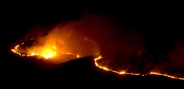 Army Helping Attack Calif. Wildfires