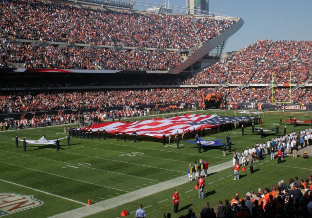 Chicago Bears Veterans Day Observance Game