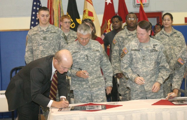 Army Installations Hold Family Covenant Signings